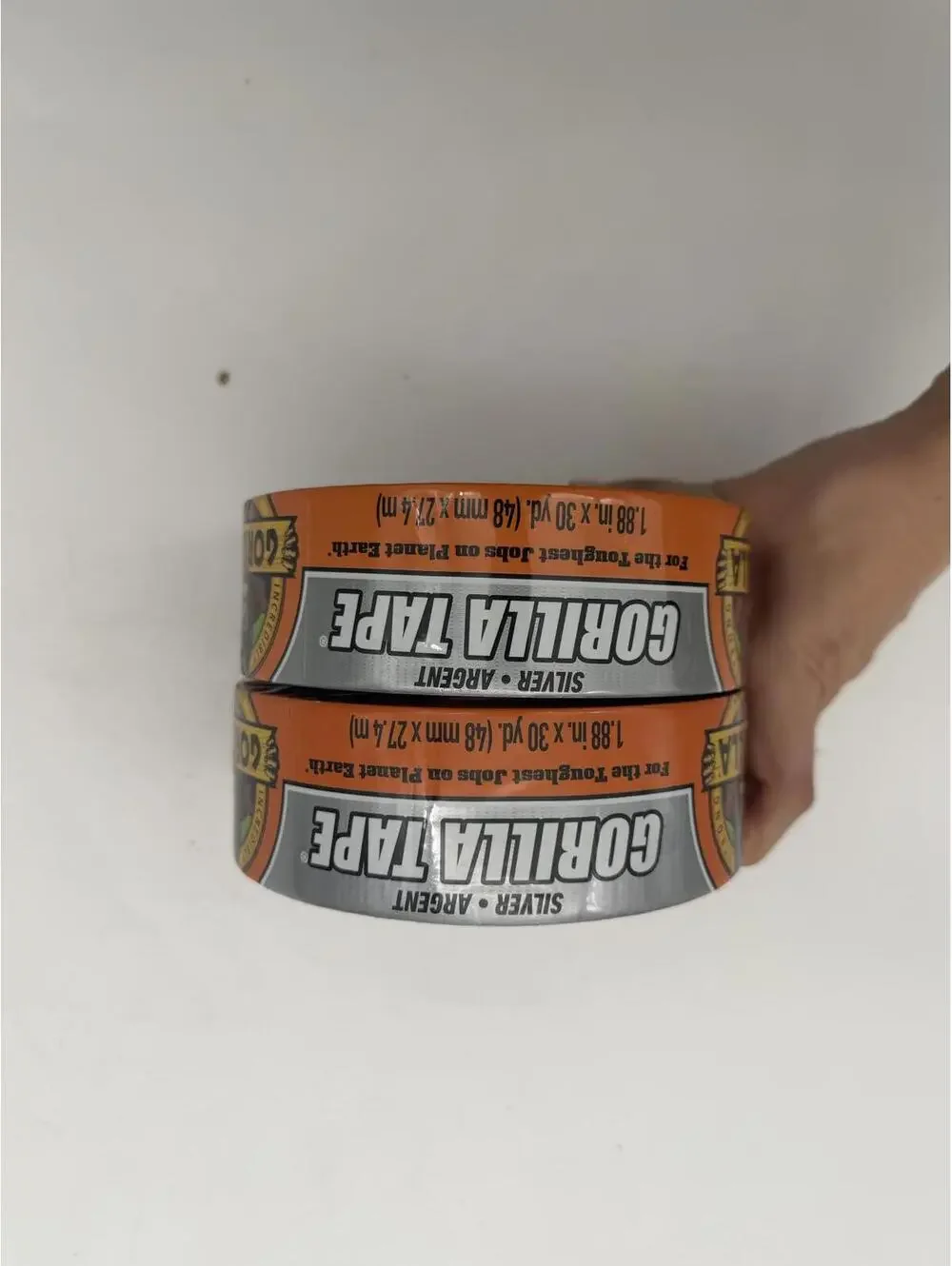Gorilla Heavy Duty Black Duct Tape Set of 2